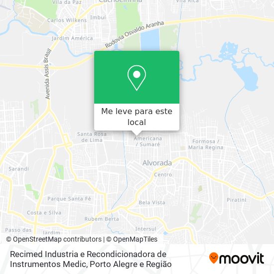 Recimed Industria e Recondicionadora de Instrumentos Medic mapa