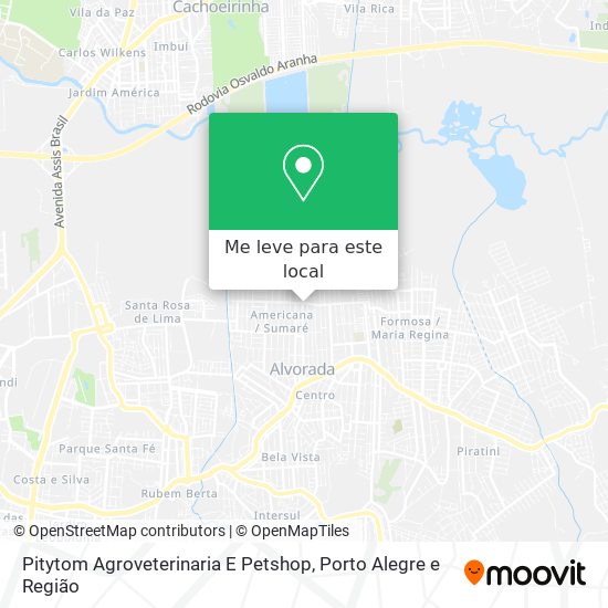 Pitytom Agroveterinaria E Petshop mapa