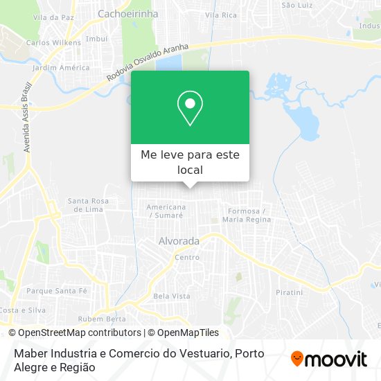 Maber Industria e Comercio do Vestuario mapa
