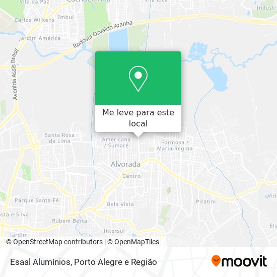 Esaal Alumínios mapa