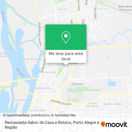 Restaurante Sabor de Casa e Boteco mapa