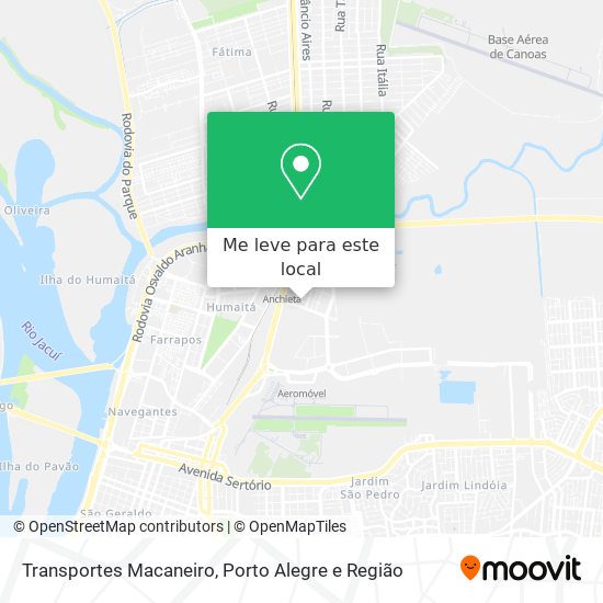 Transportes Macaneiro mapa