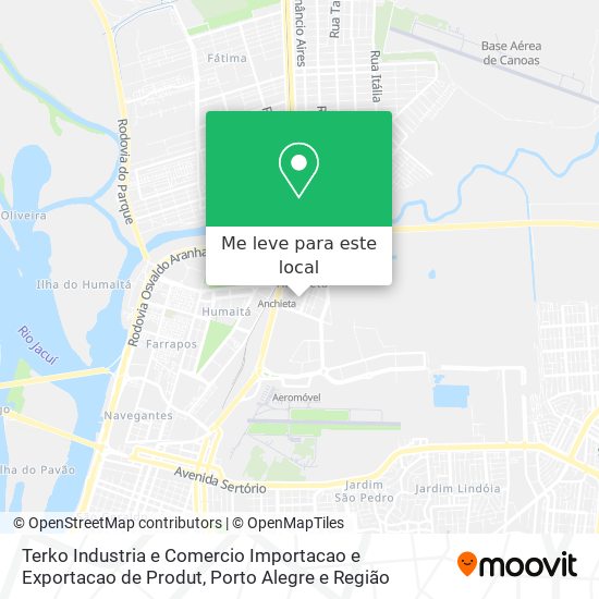 Terko Industria e Comercio Importacao e Exportacao de Produt mapa