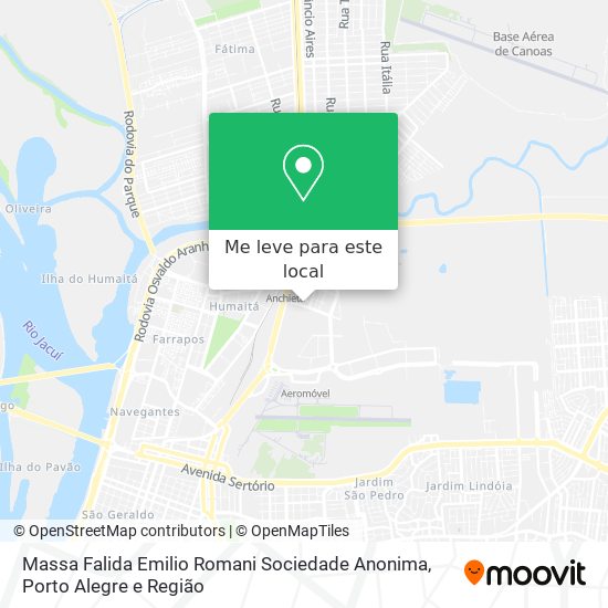 Massa Falida Emilio Romani Sociedade Anonima mapa