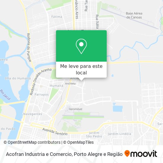 Acofran Industria e Comercio mapa