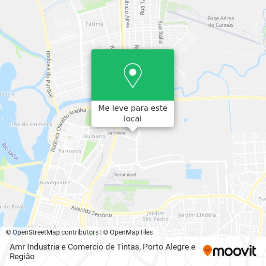 Amr Industria e Comercio de Tintas mapa