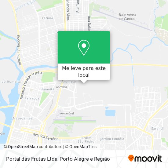 Portal das Frutas Ltda mapa