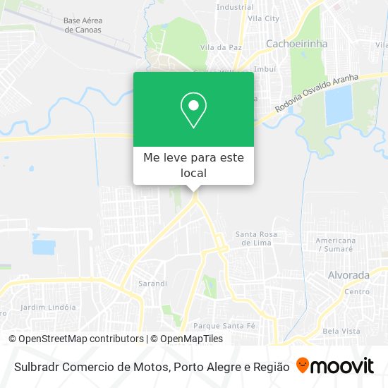 Sulbradr Comercio de Motos mapa