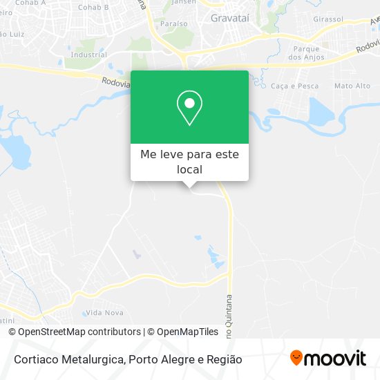 Cortiaco Metalurgica mapa