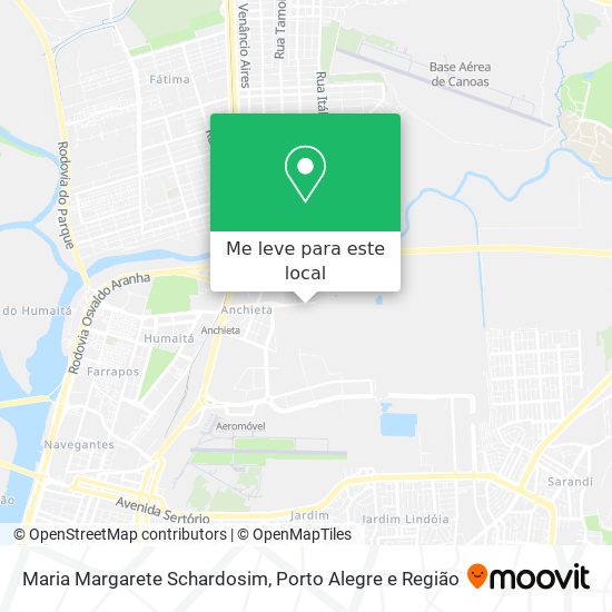 Maria Margarete Schardosim mapa
