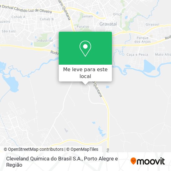 Cleveland Quimica do Brasil S.A. mapa