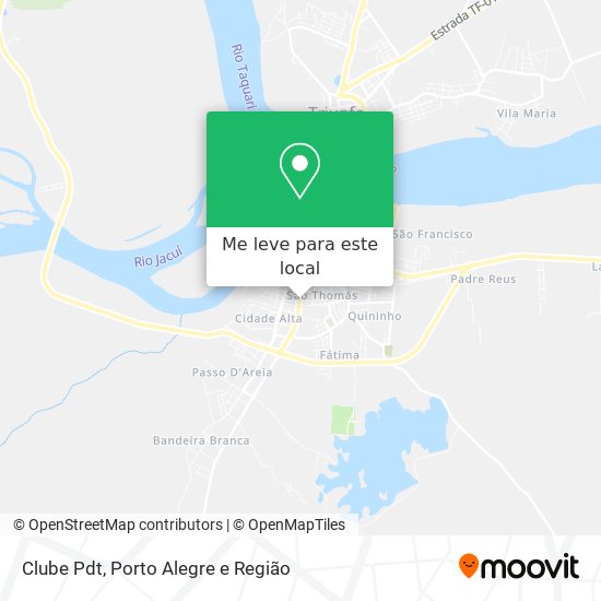 Clube Pdt mapa