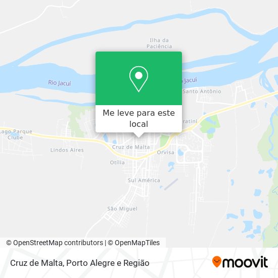 Cruz de Malta mapa