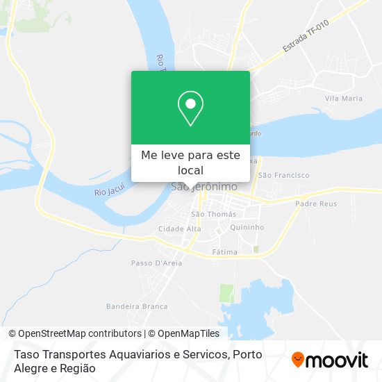 Taso Transportes Aquaviarios e Servicos mapa