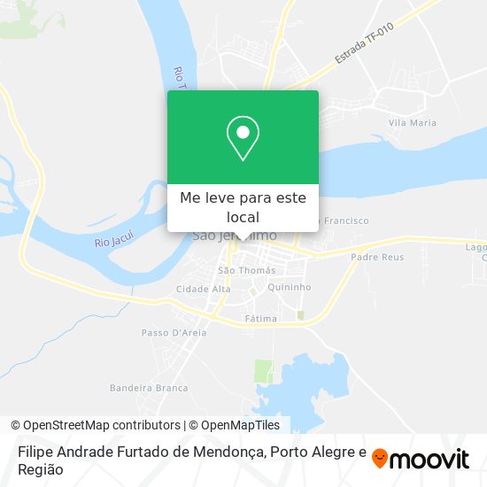 Filipe Andrade Furtado de Mendonça mapa