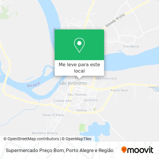 Supermercado Preço Bom mapa