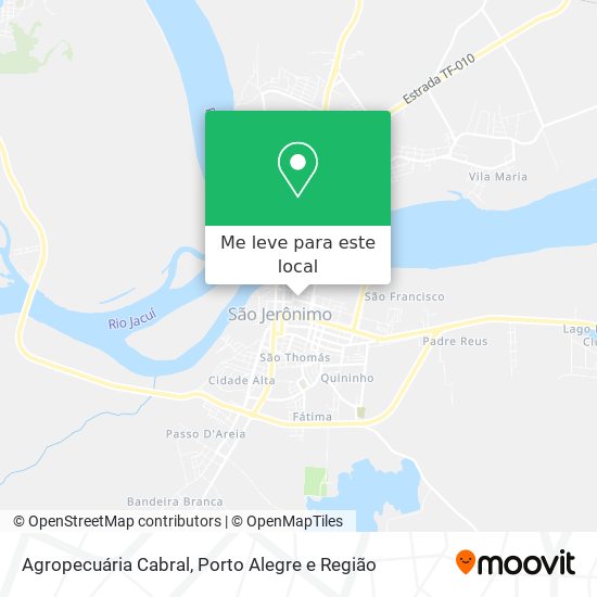 Agropecuária Cabral mapa