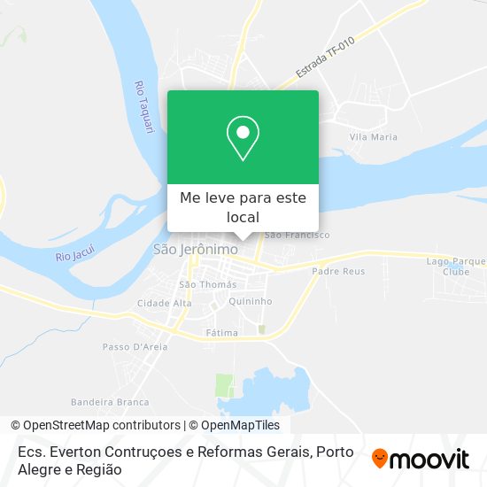 Ecs. Everton Contruçoes e Reformas Gerais mapa