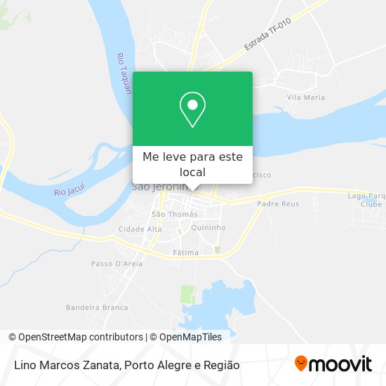 Lino Marcos Zanata mapa