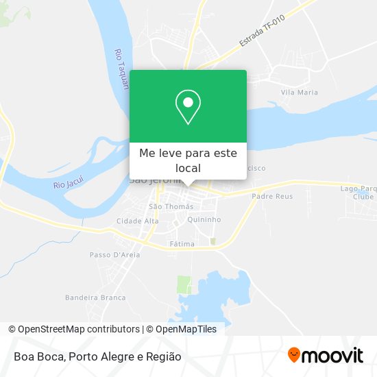 Boa Boca mapa