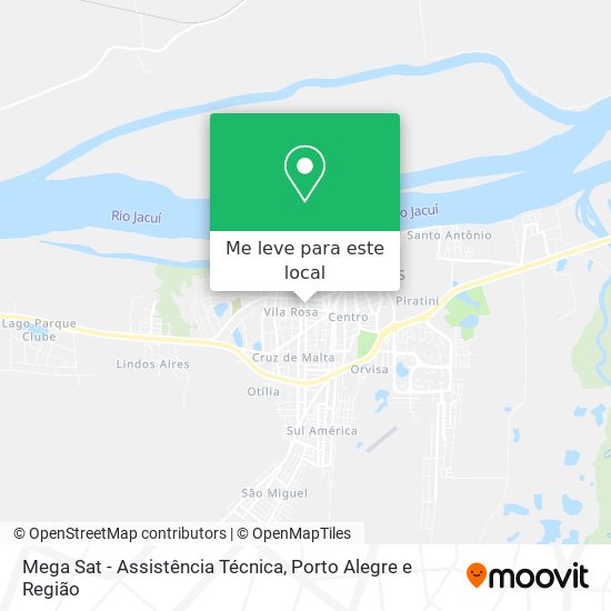 Mega Sat - Assistência Técnica mapa