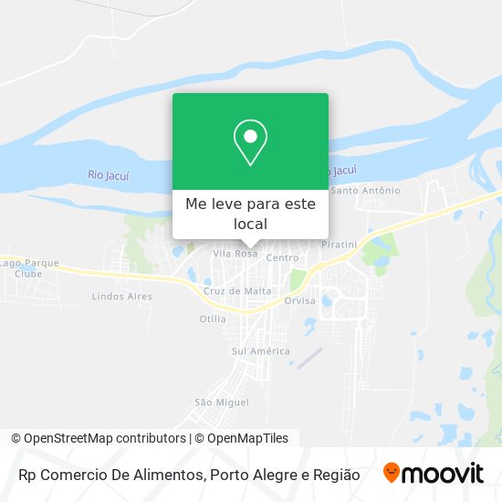 Rp Comercio De Alimentos mapa