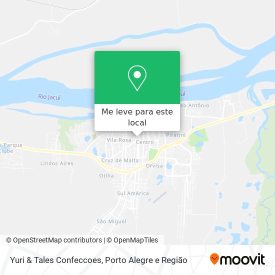 Yuri & Tales Confeccoes mapa