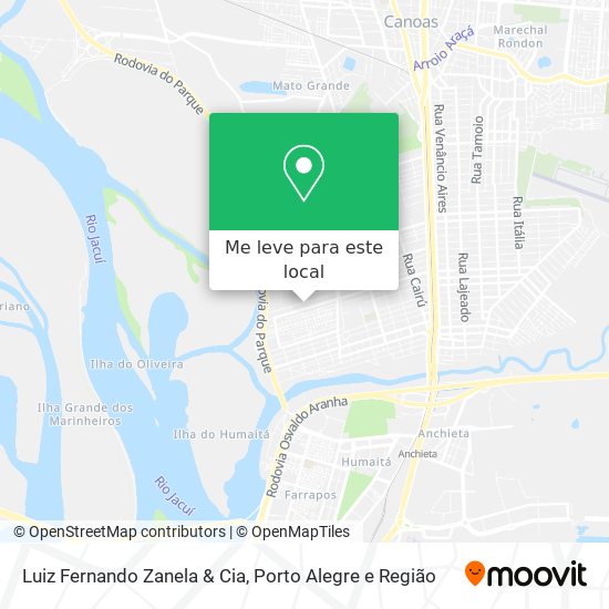 Luiz Fernando Zanela & Cia mapa