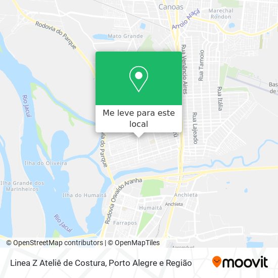 Linea Z Ateliê de Costura mapa