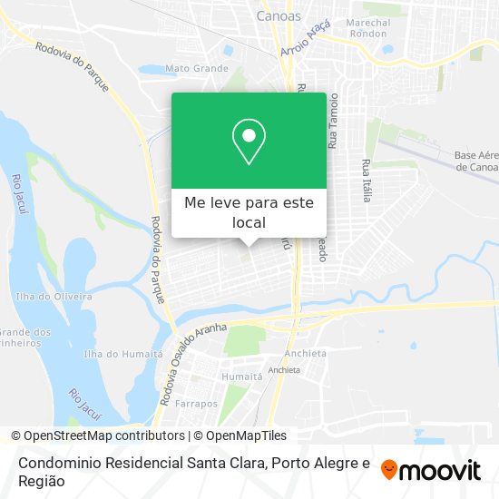 Condominio Residencial Santa Clara mapa