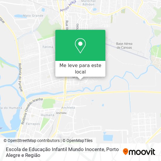 Escola de Educação Infantil Mundo Inocente mapa