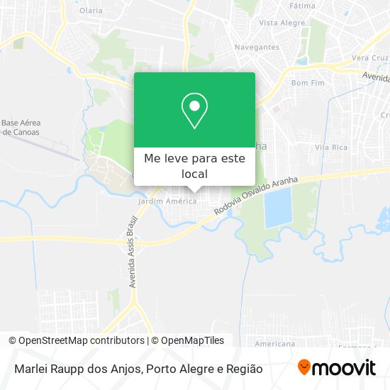 Marlei Raupp dos Anjos mapa