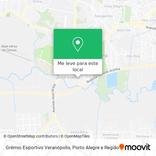 Grêmio Esportivo Veranópolis mapa