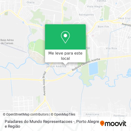 Paladares do Mundo Representacoes - mapa