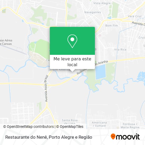 Restaurante do Nenê mapa