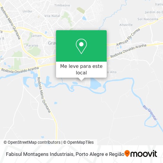 Fabisul Montagens Industriais mapa