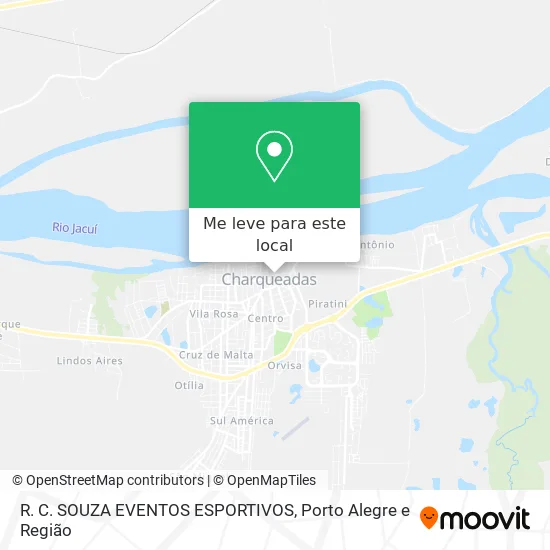 R. C. SOUZA EVENTOS ESPORTIVOS mapa