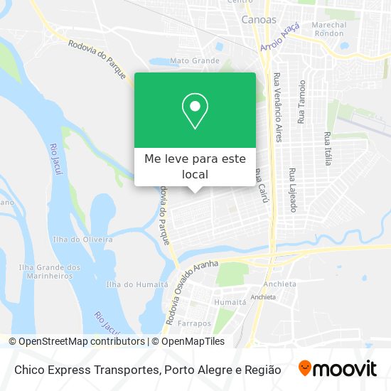 Chico Express Transportes mapa