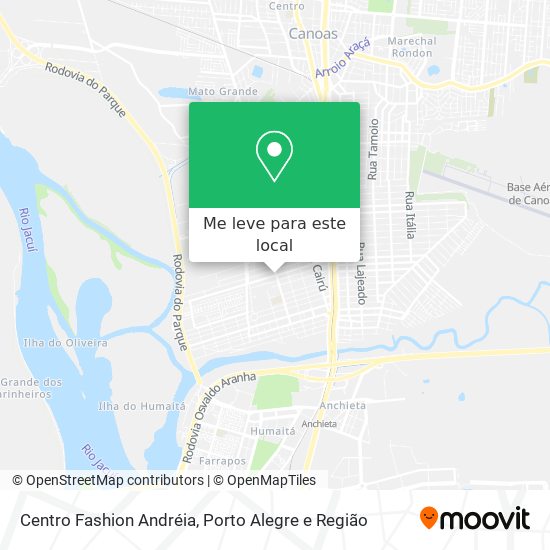 Centro Fashion Andréia mapa