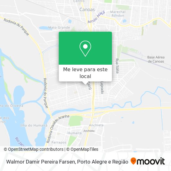 Walmor Damir Pereira Farsen mapa