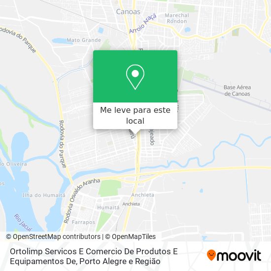 Ortolimp Servicos E Comercio De Produtos E Equipamentos De mapa