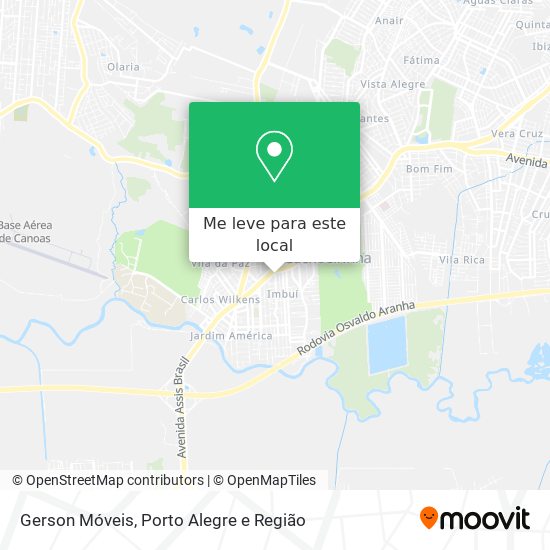 Gerson Móveis mapa