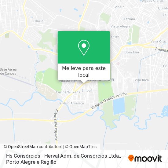 Hs Consórcios - Herval Adm. de Consórcios Ltda. mapa