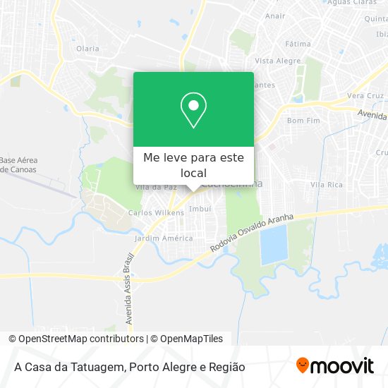 A Casa da Tatuagem mapa