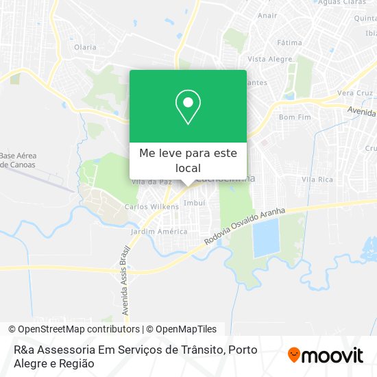 R&a Assessoria Em Serviços de Trânsito mapa