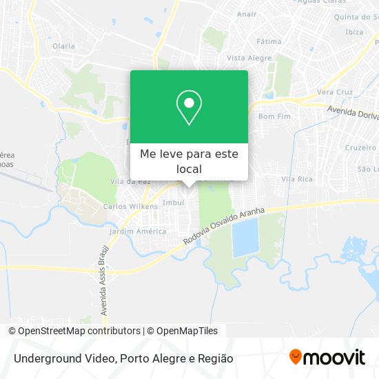 Underground Video mapa