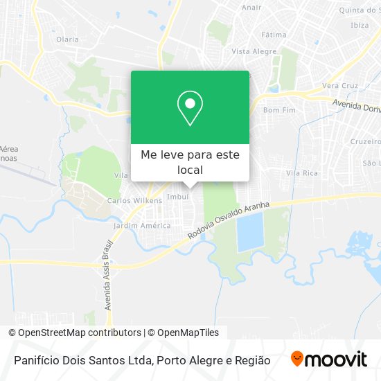 Panifício Dois Santos Ltda mapa