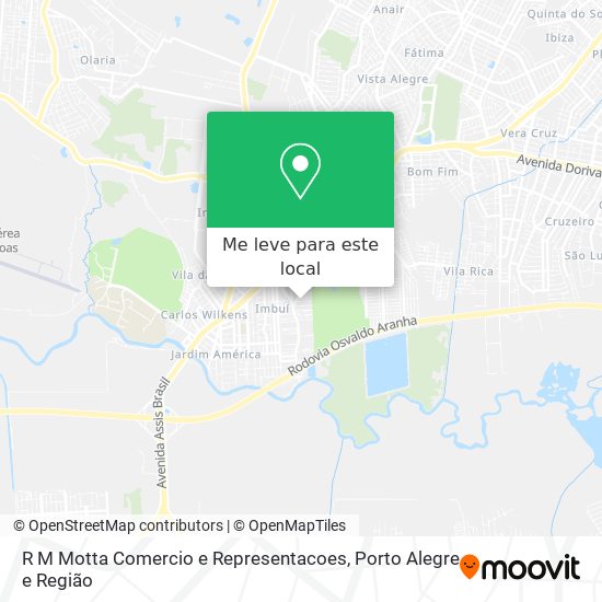 R M Motta Comercio e Representacoes mapa