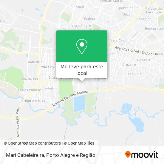 Mari Cabeleireira mapa