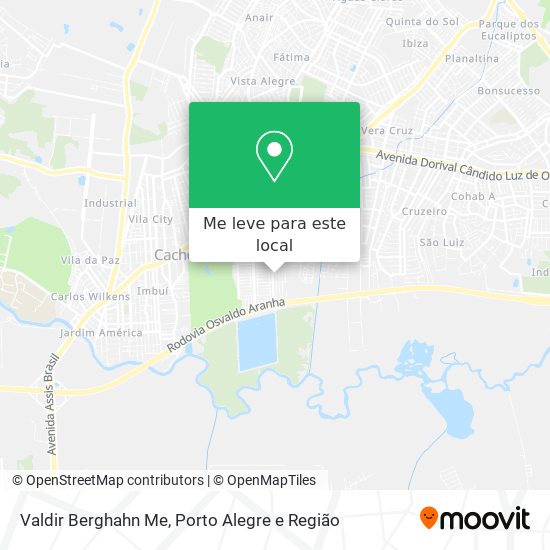 Valdir Berghahn Me mapa